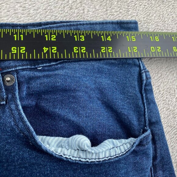 Chaps Men Jeans Size 32x30 Straight Fit Classic Blue Denim Casual Cotton Stretch - Picture 4 of 16